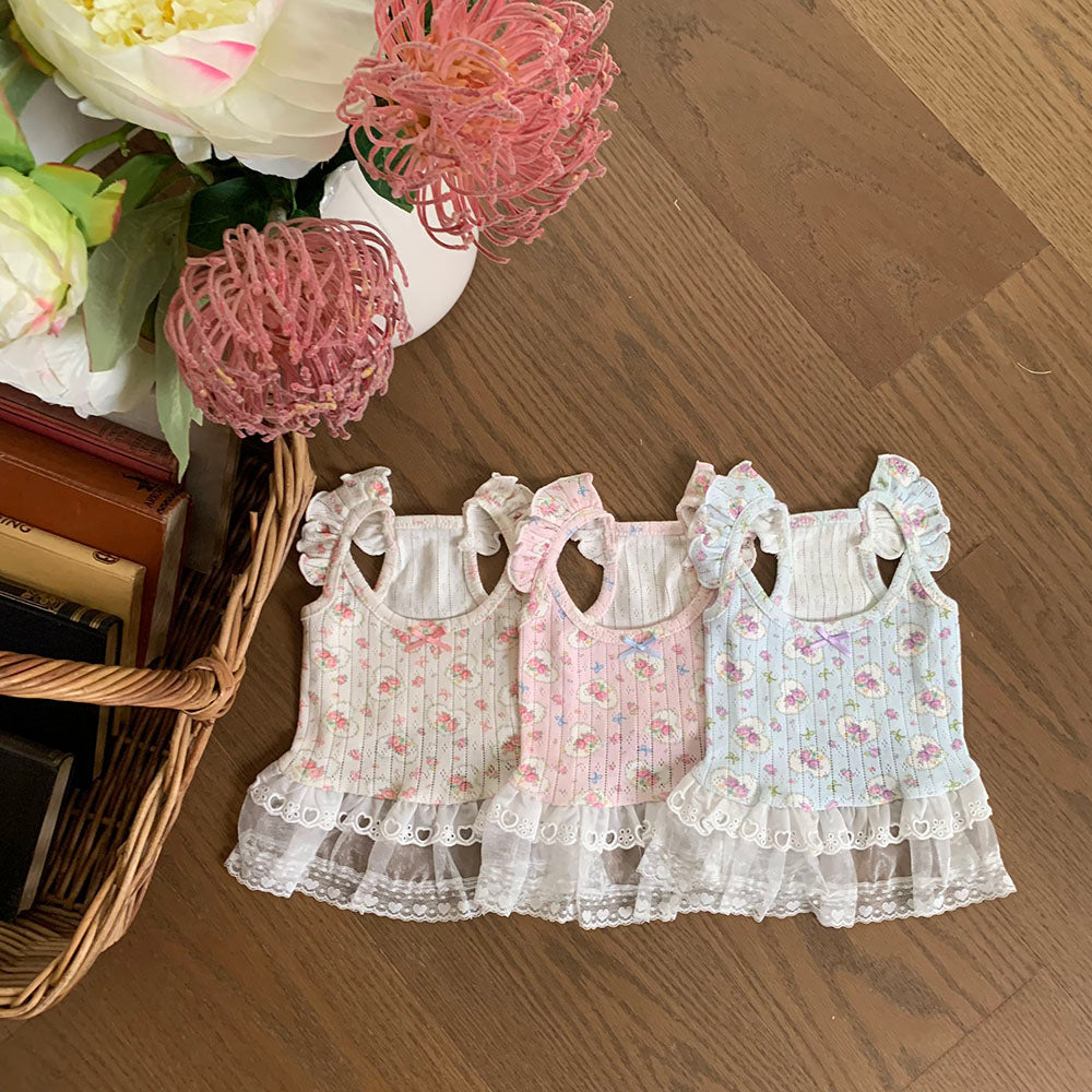Fairy Petal Frill Dress (3 colors)