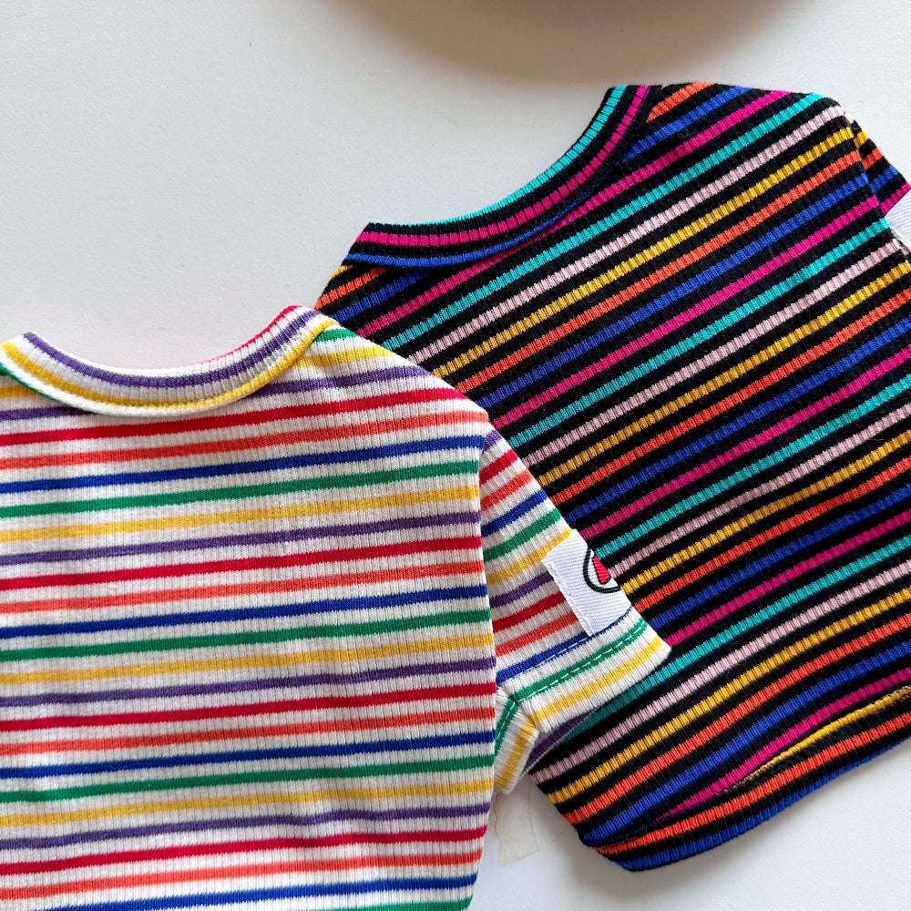 Rainbow Crop T-Shirt (2 colors)