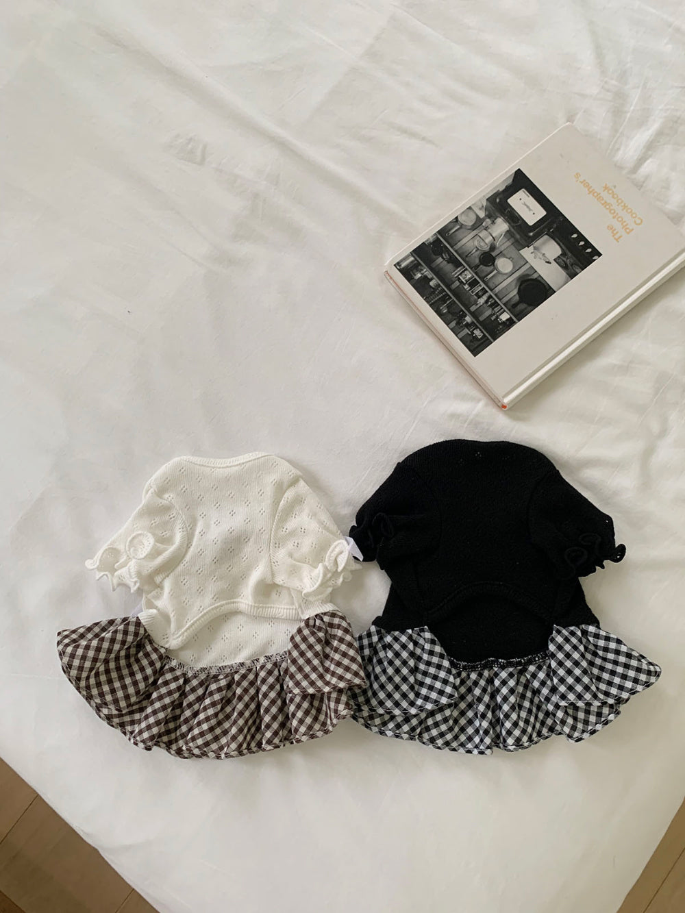 Ballet Velvet Check Dress (2 colors)