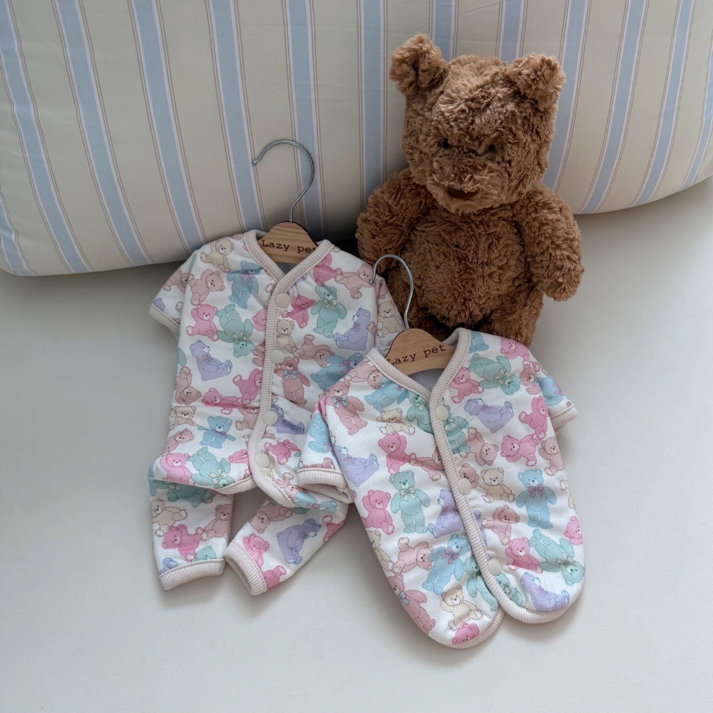 Teddy Bear Padded Vest & Onesie