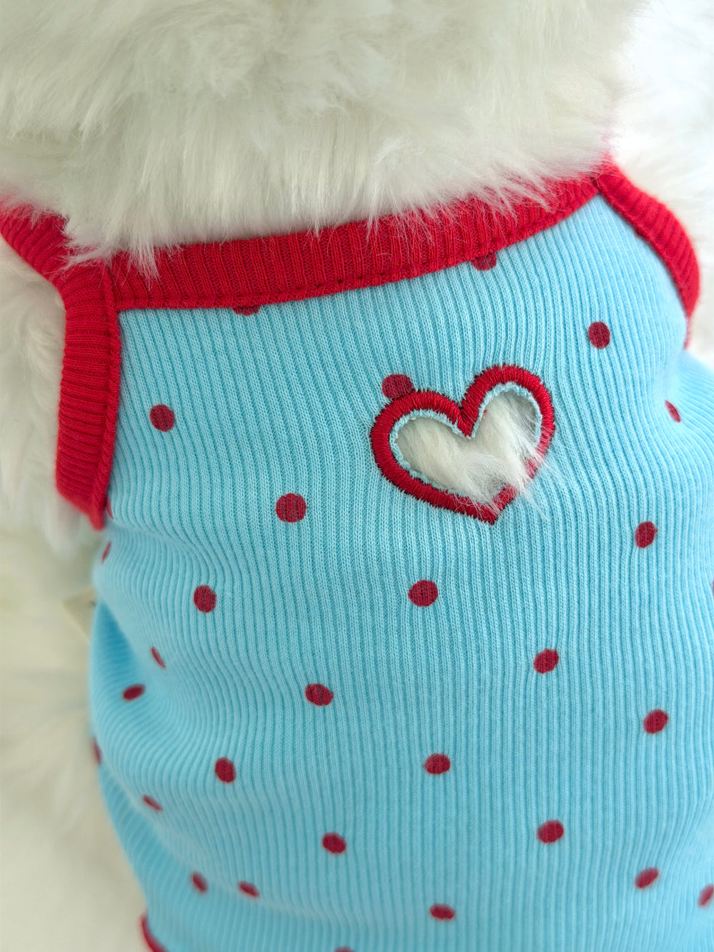 Heart Hole Polka Dot Top (2 colors)