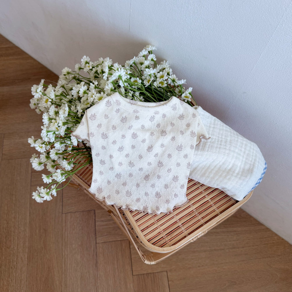 Eyelet Tee (3 colors)