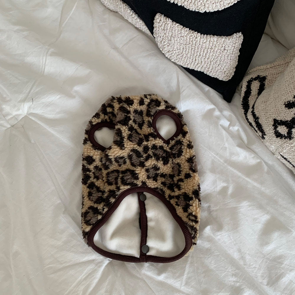 Leopard Sherpa Vest (2 colors)