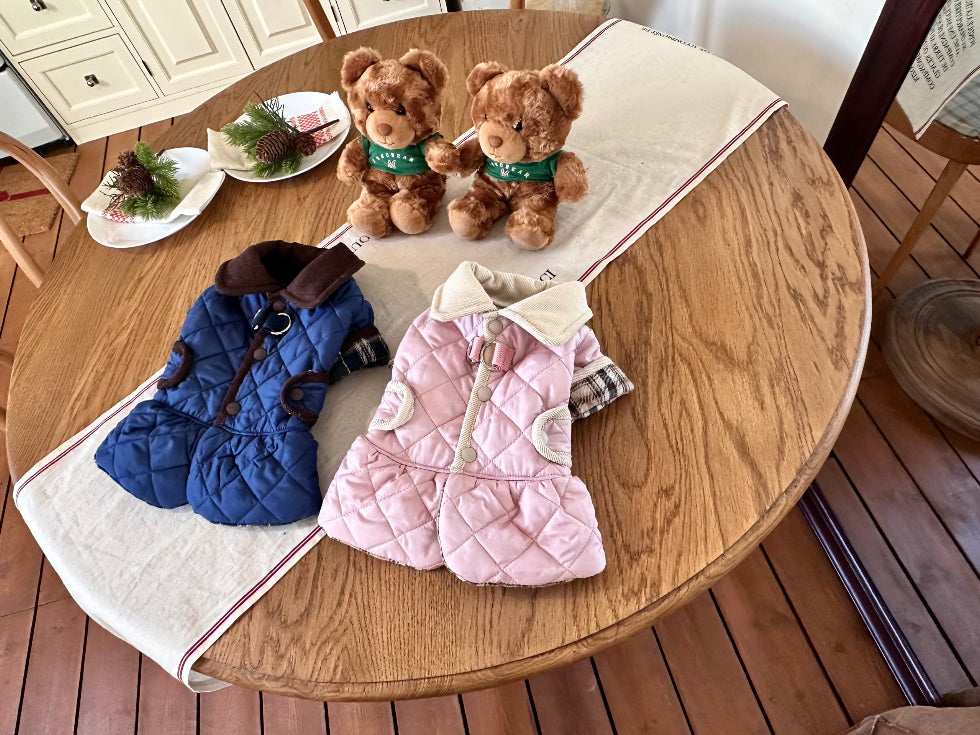 Quilted Puffer Dress (2 colors)