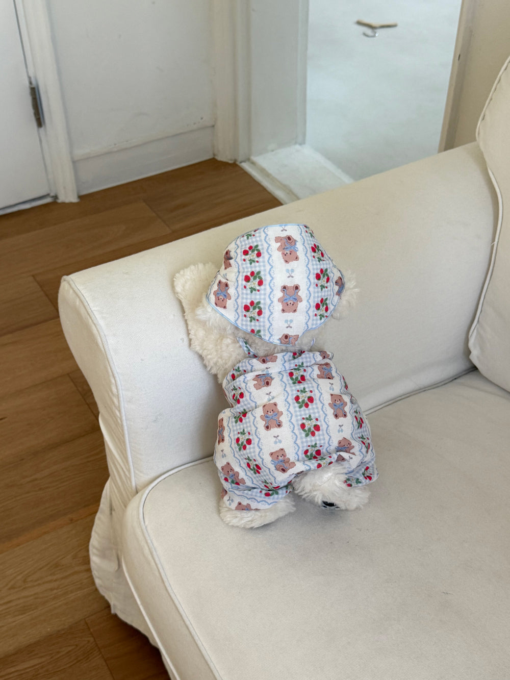 Cherry Bear Bloomers Onesie (2 colors)