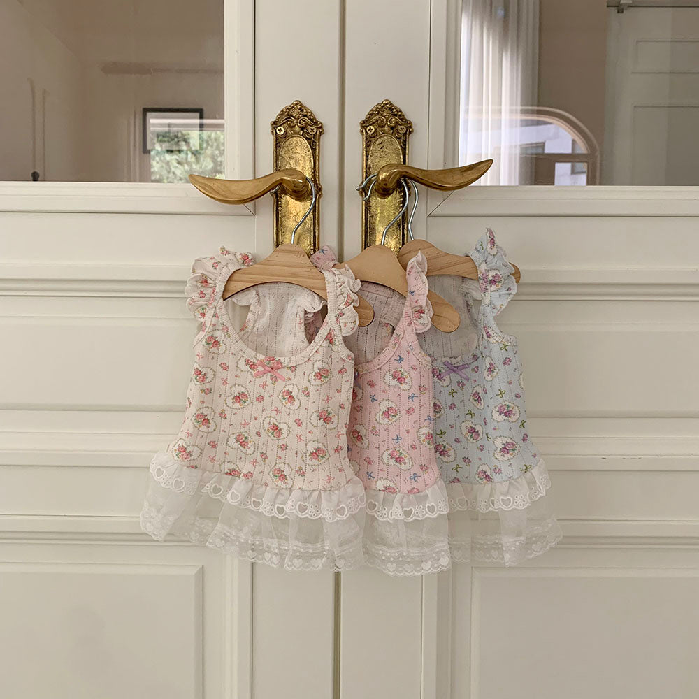 Fairy Petal Frill Dress (3 colors)