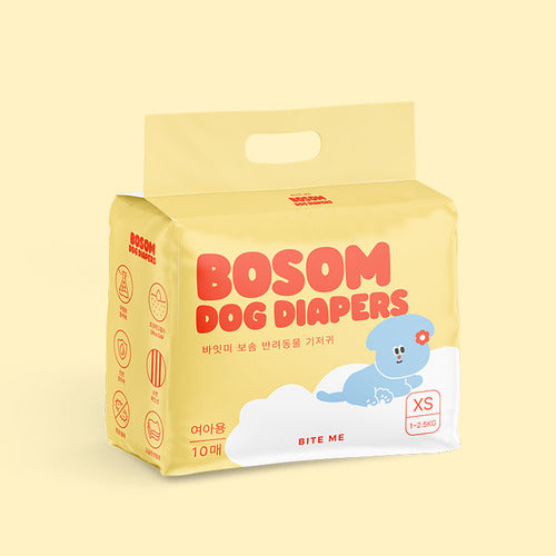 Bosom Dog Diapers - Female (XS ~ L)