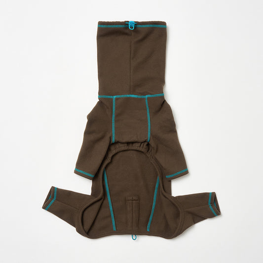 Polar Tweed Snood Suit (Brown) Preorder