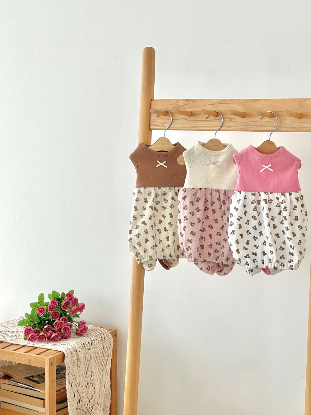 Teddy Balloon Dress & Onesie (3 colors)