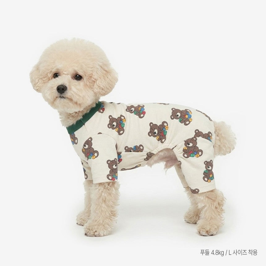 Block Toy Bear Onesie