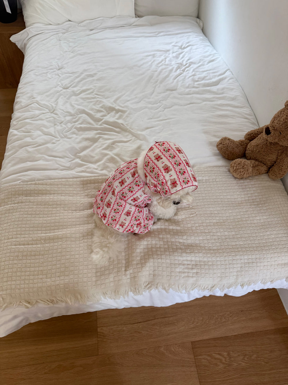 Cherry Bear Bloomers Onesie (2 colors)