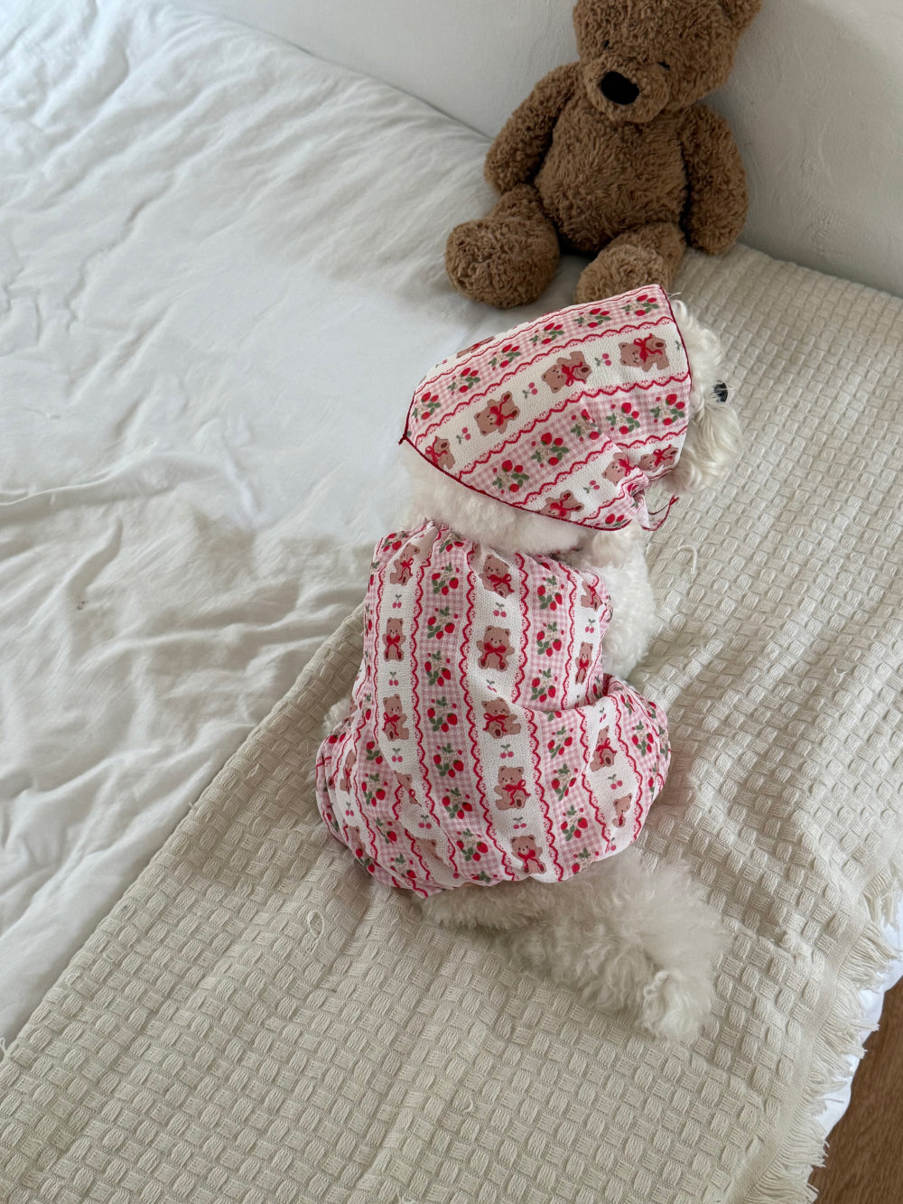 Cherry Bear Bloomers Onesie (2 colors)