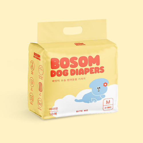 Bosom Dog Diapers - Female (XS ~ L)