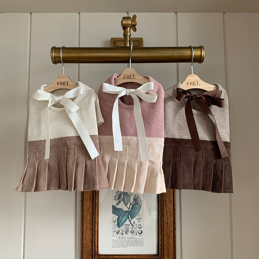Ballet Corduroy Dress (3 colors)
