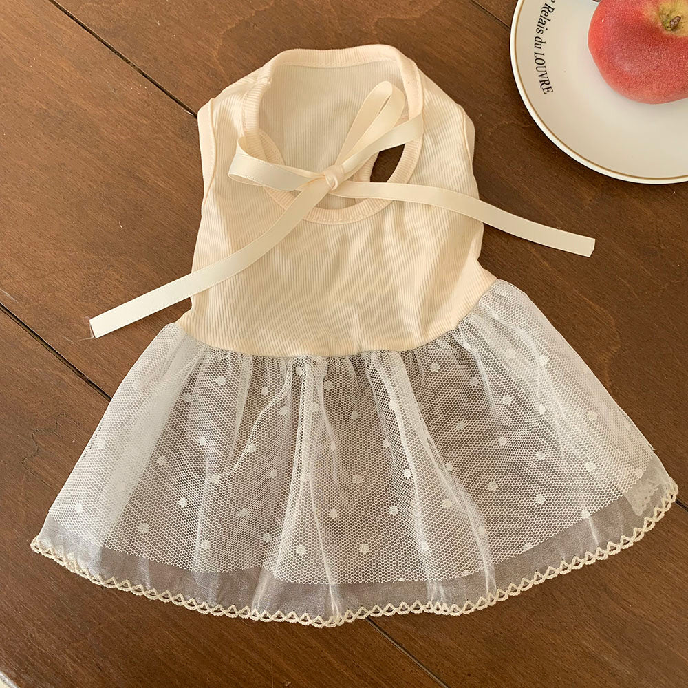 Ballet Ribbed Sleeveless Dress (2 colors)