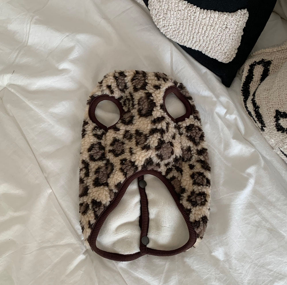 Leopard Sherpa Vest (2 colors)
