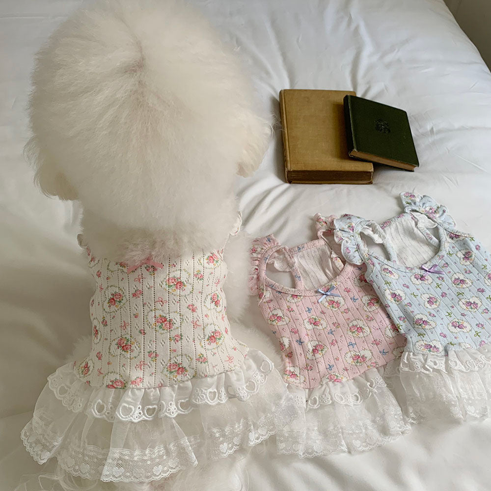 Fairy Petal Frill Dress (3 colors)