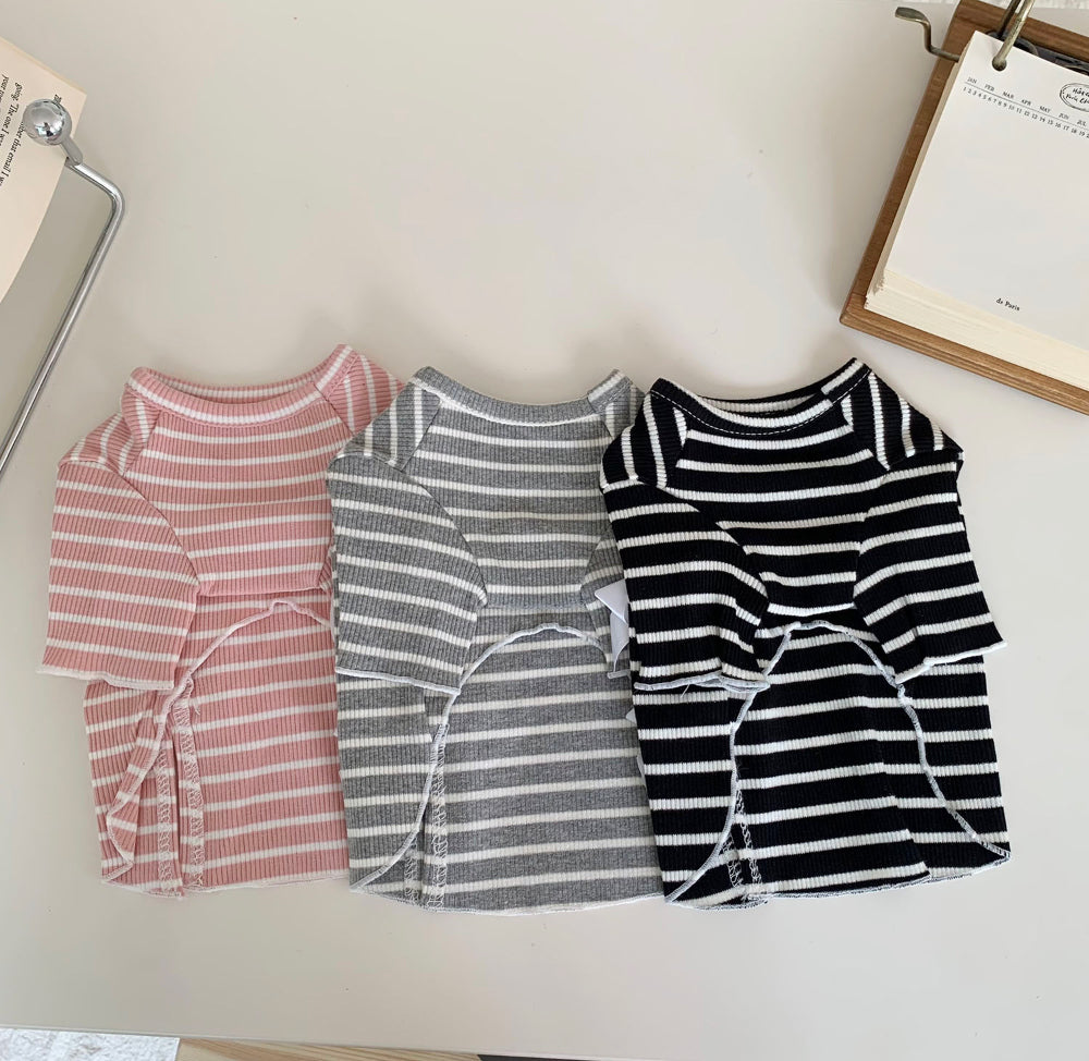 Ribbon Striped Tee (3 colors)