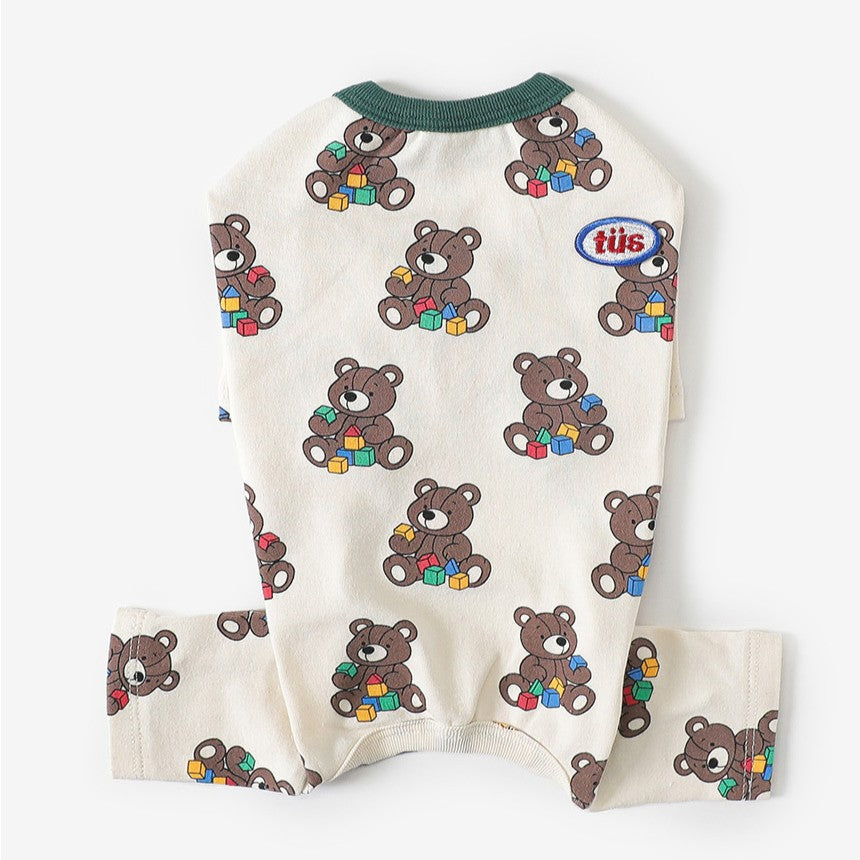 Block Toy Bear Onesie