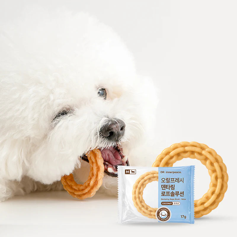 Dental Ring Rope Brush Coconut (relax, Stress relief)