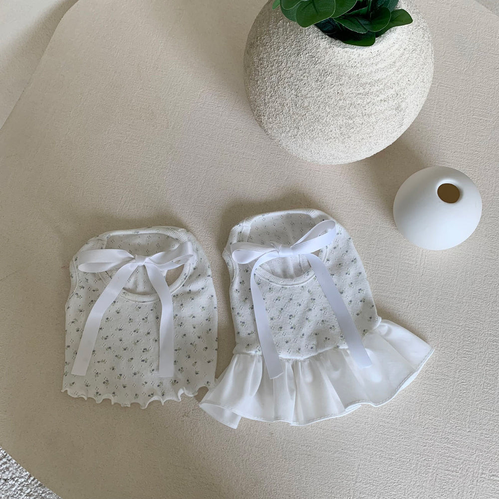 Flower Ballet Ribbon Dress/Tee