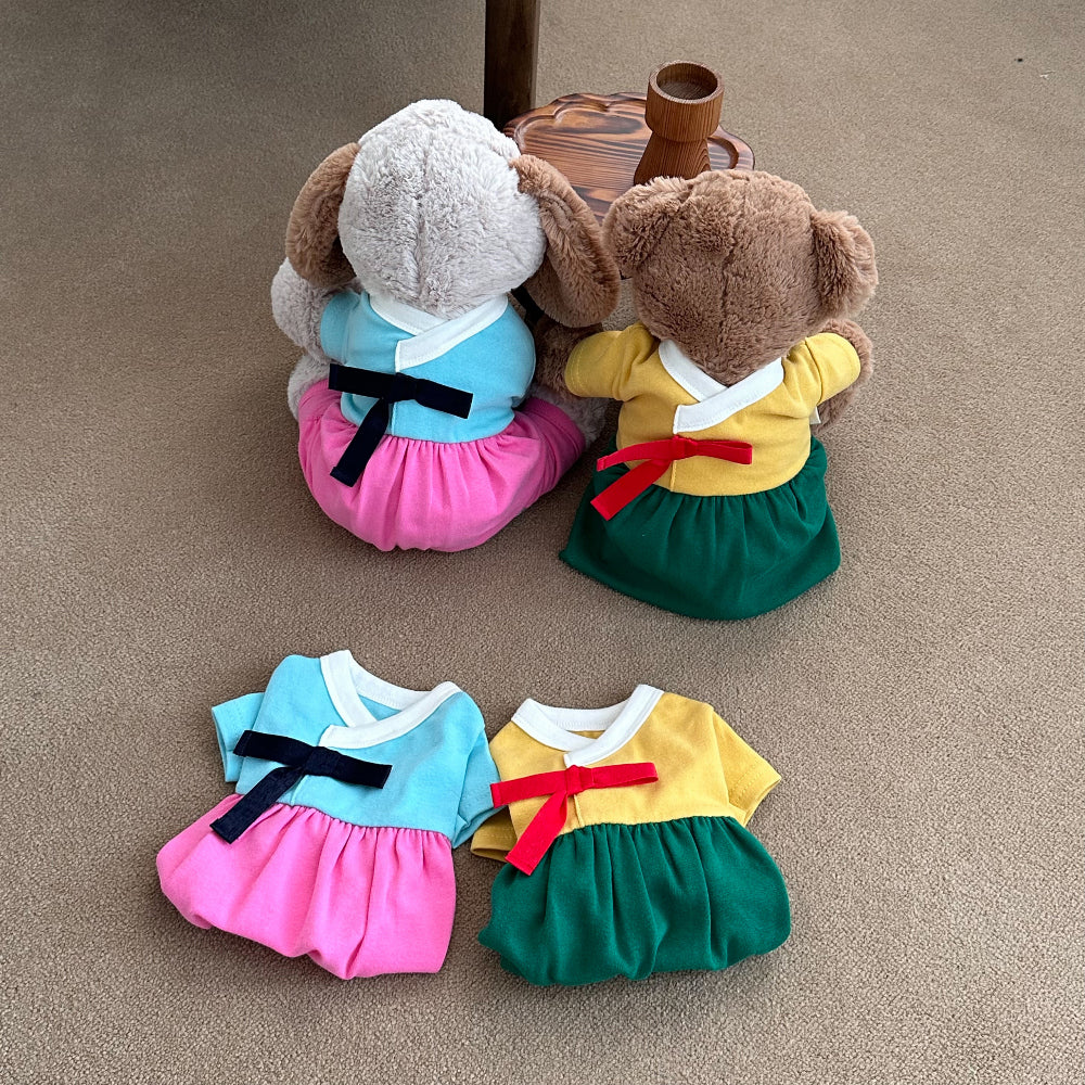 Vivid Hanbok Dress & Onesie (2 colors)