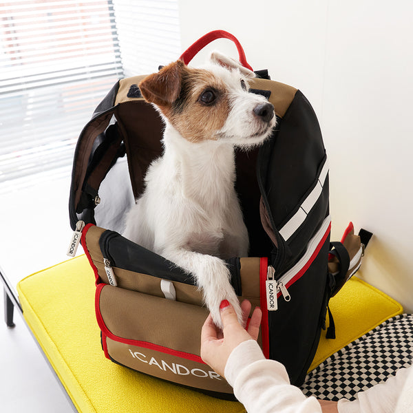 JIGE Backpack Pet Carrier (Vivid Khaki)