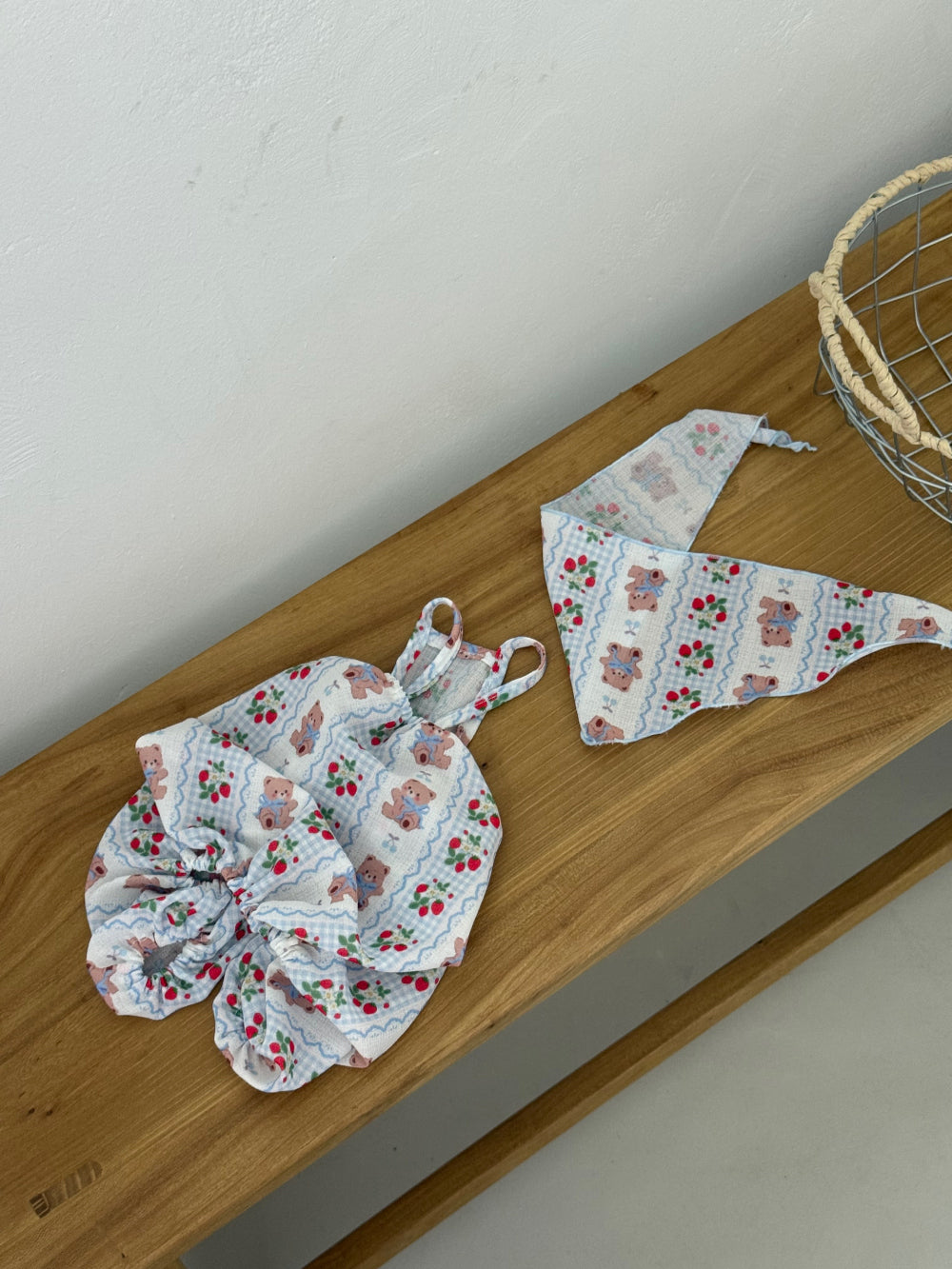 Cherry Bear Bloomers Onesie (2 colors)