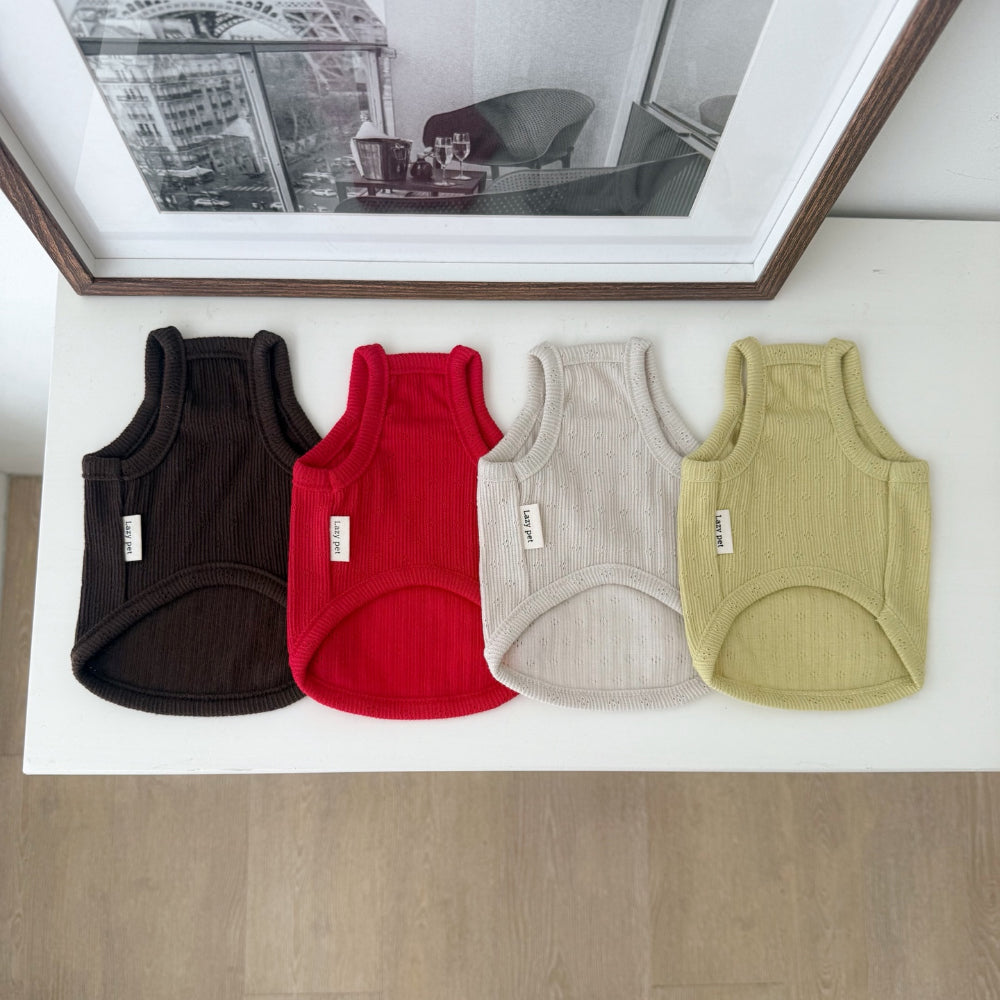 Punching Sleeveless Top (4 colors)