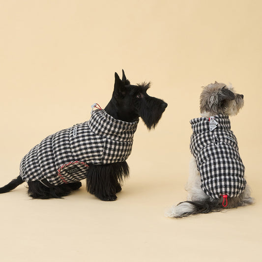 Thermo 3 Edinburgh Check Padding (Black & White) Preorder