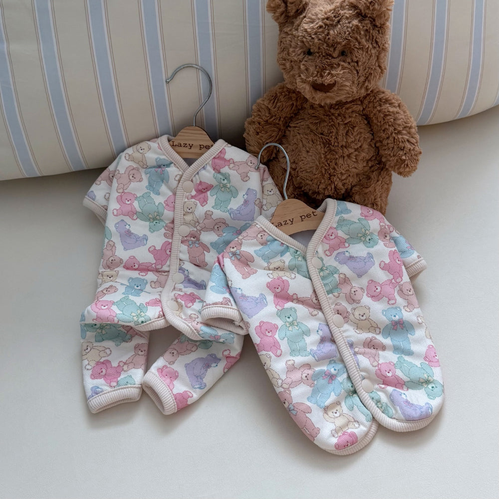 Teddy Bear Padded Vest & Onesie