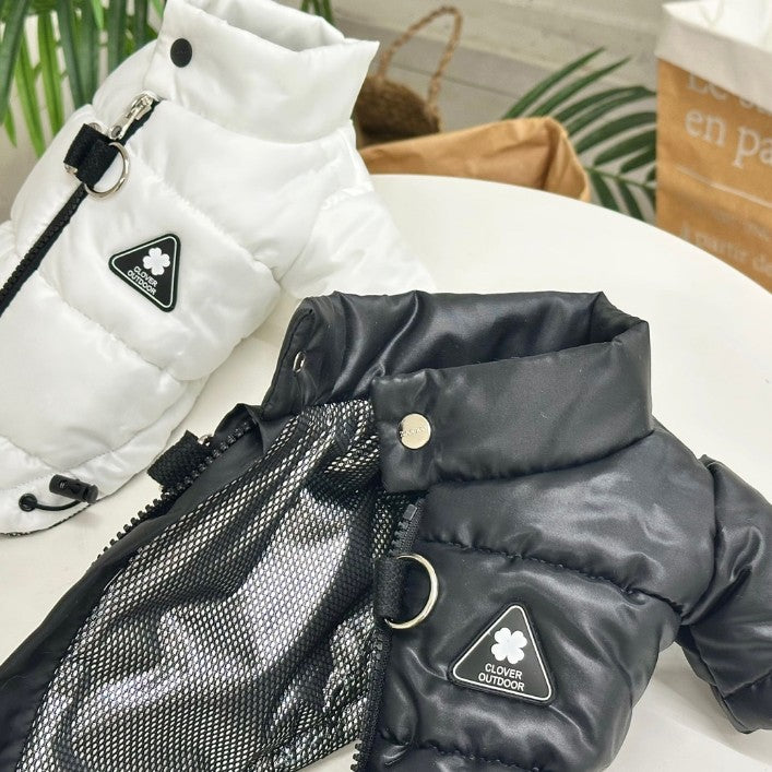 Outdoor Glossy Puffer Jacket (2 colors)