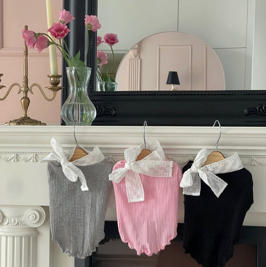 Ribbon Scarf Tee (3 colors)