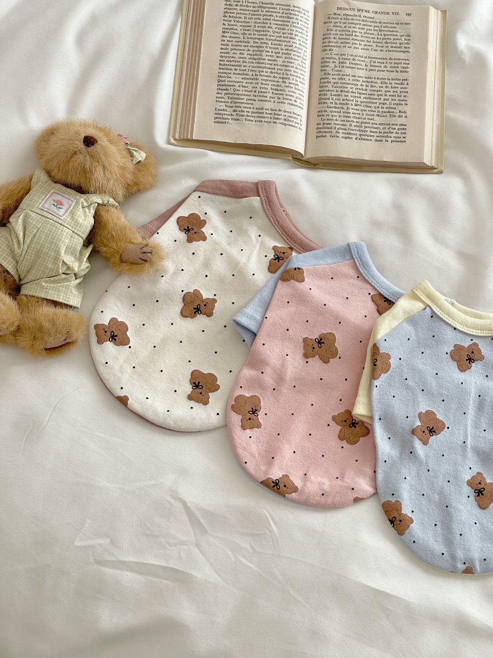 Ribbon Bear Tee (3 colors)