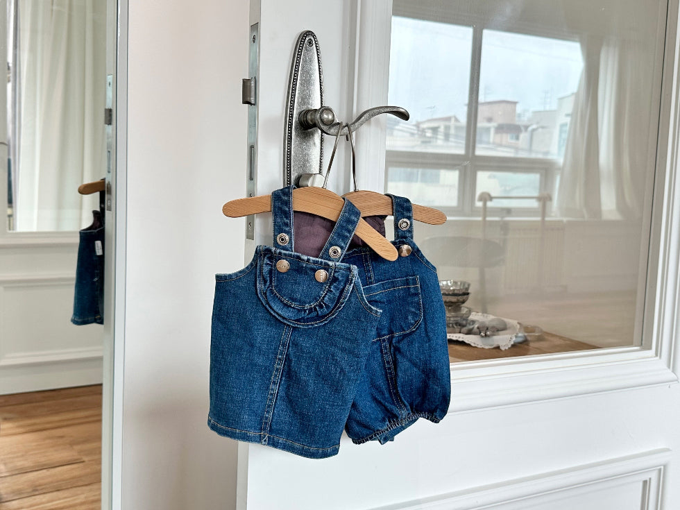 Washed Denim Onesie & Dress