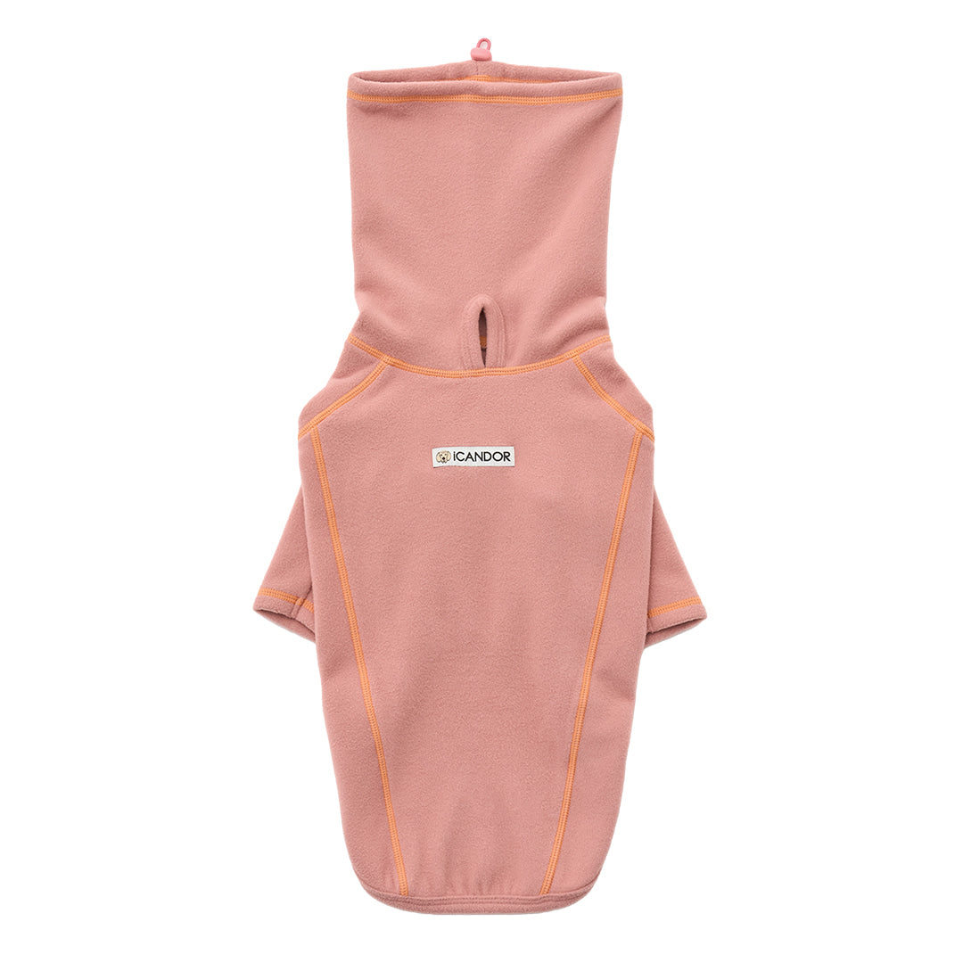 Polar Tweed Snood Top Pink