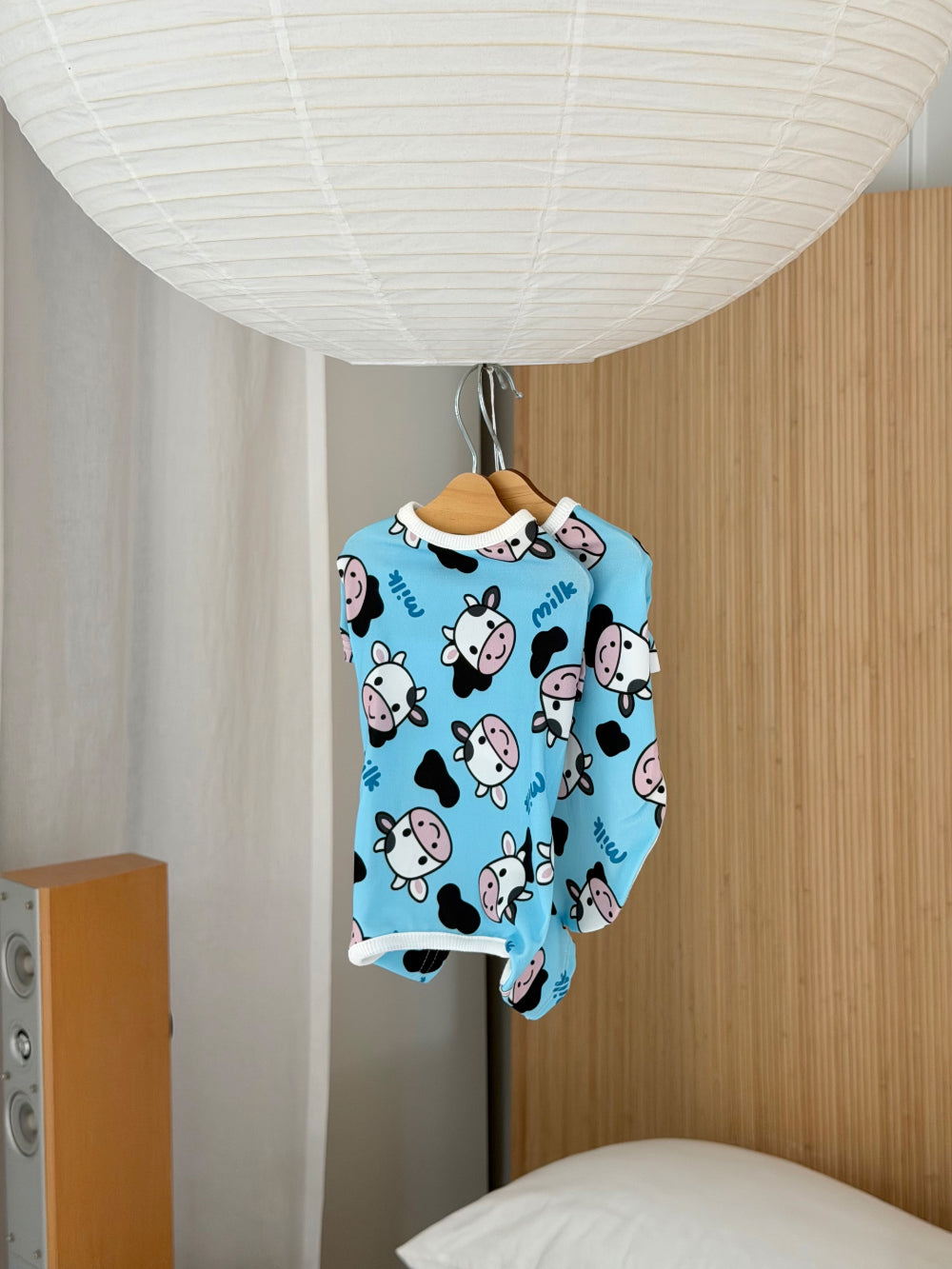 Milk Cow Long Sleeve Tee & Onesie