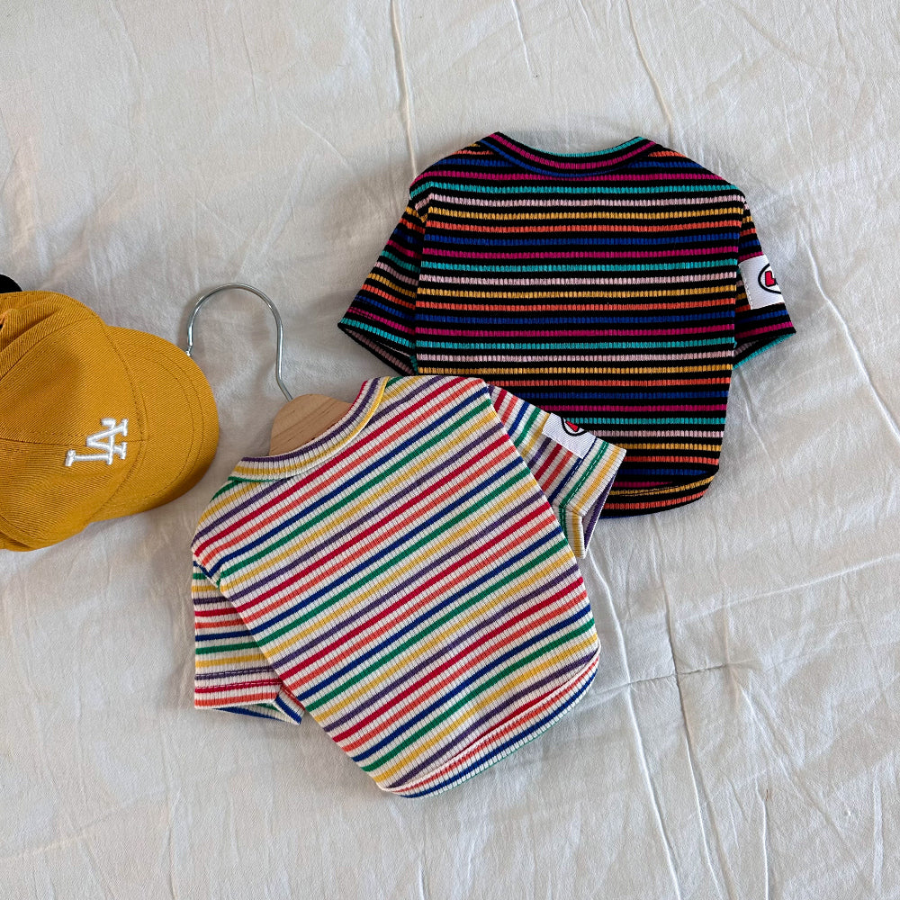 Rainbow Crop T-Shirt (2 colors)