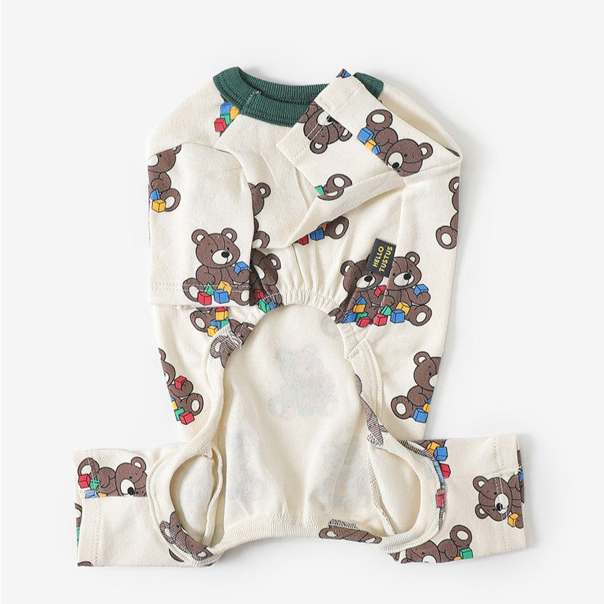 Block Toy Bear Onesie