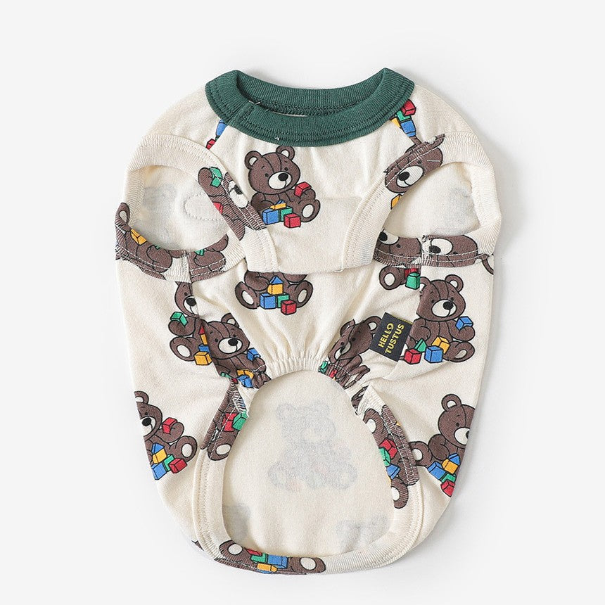 Block Toy Bear Sleeveless Tee