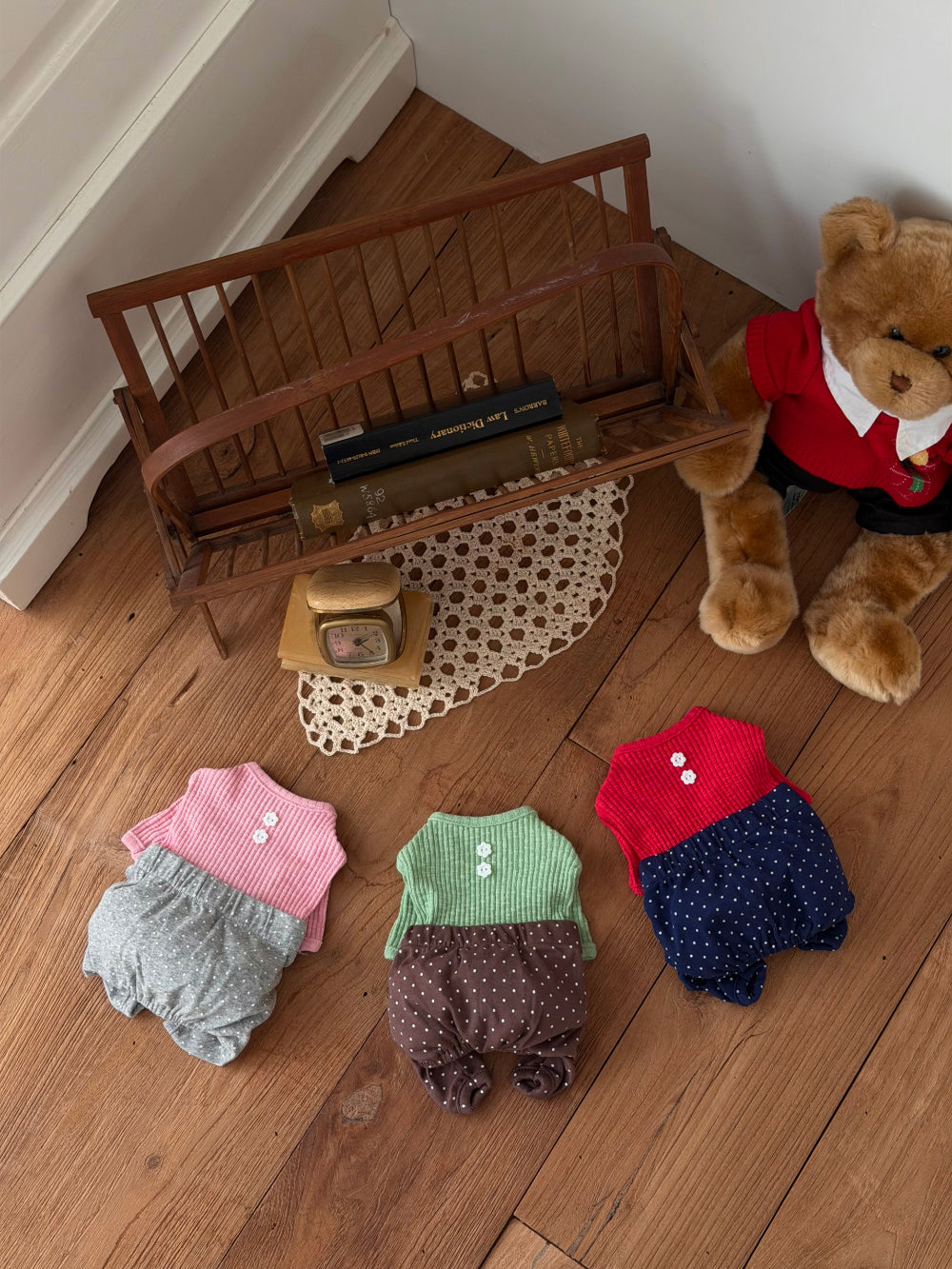 Bebe Polka Dog Onesie (3 colors)