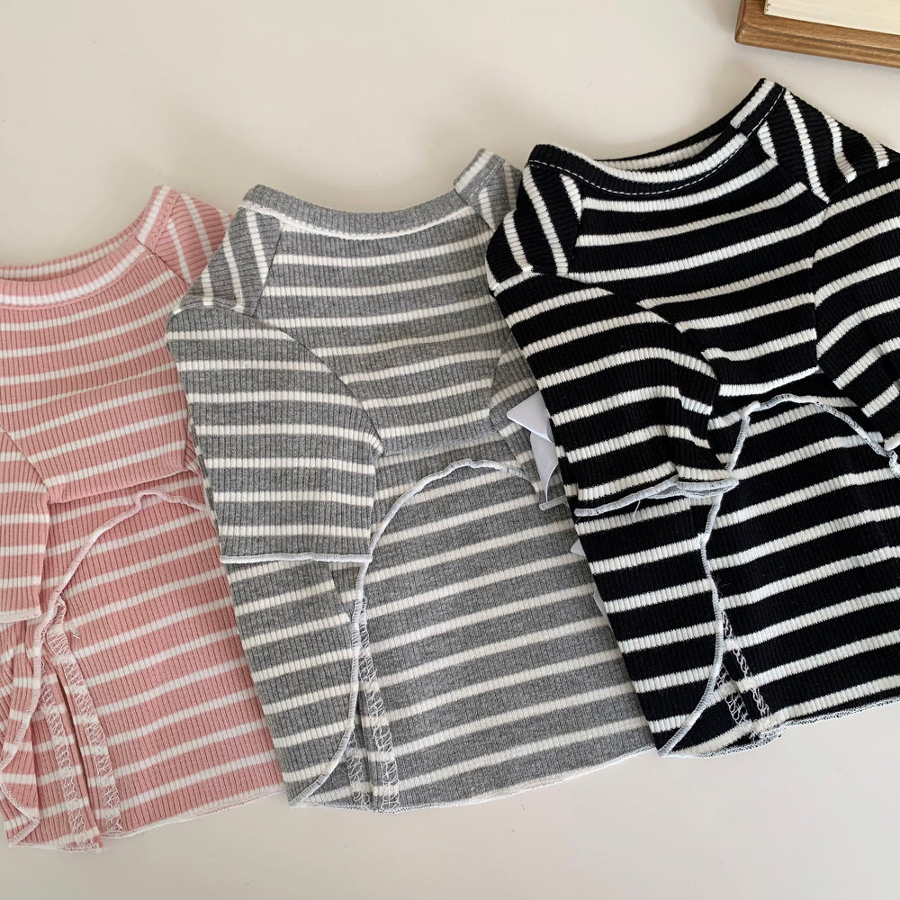 Ribbon Striped Tee (3 colors)