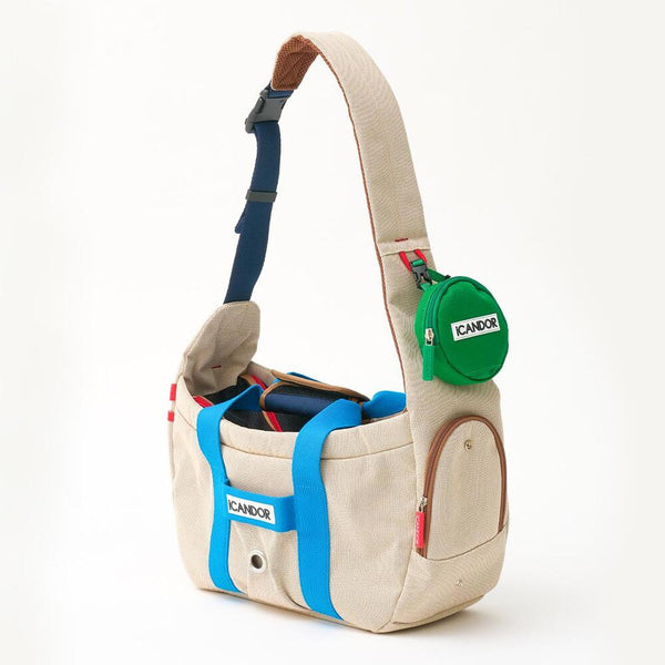 PEEK-A-BOO Pet Sling Bag (Melting Cream)