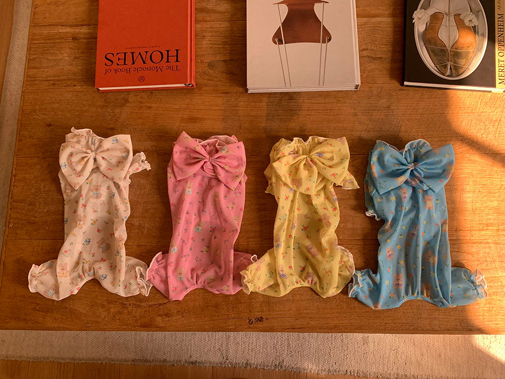 Anti-Bug Ribbon Mesh Onesie (4 colors)