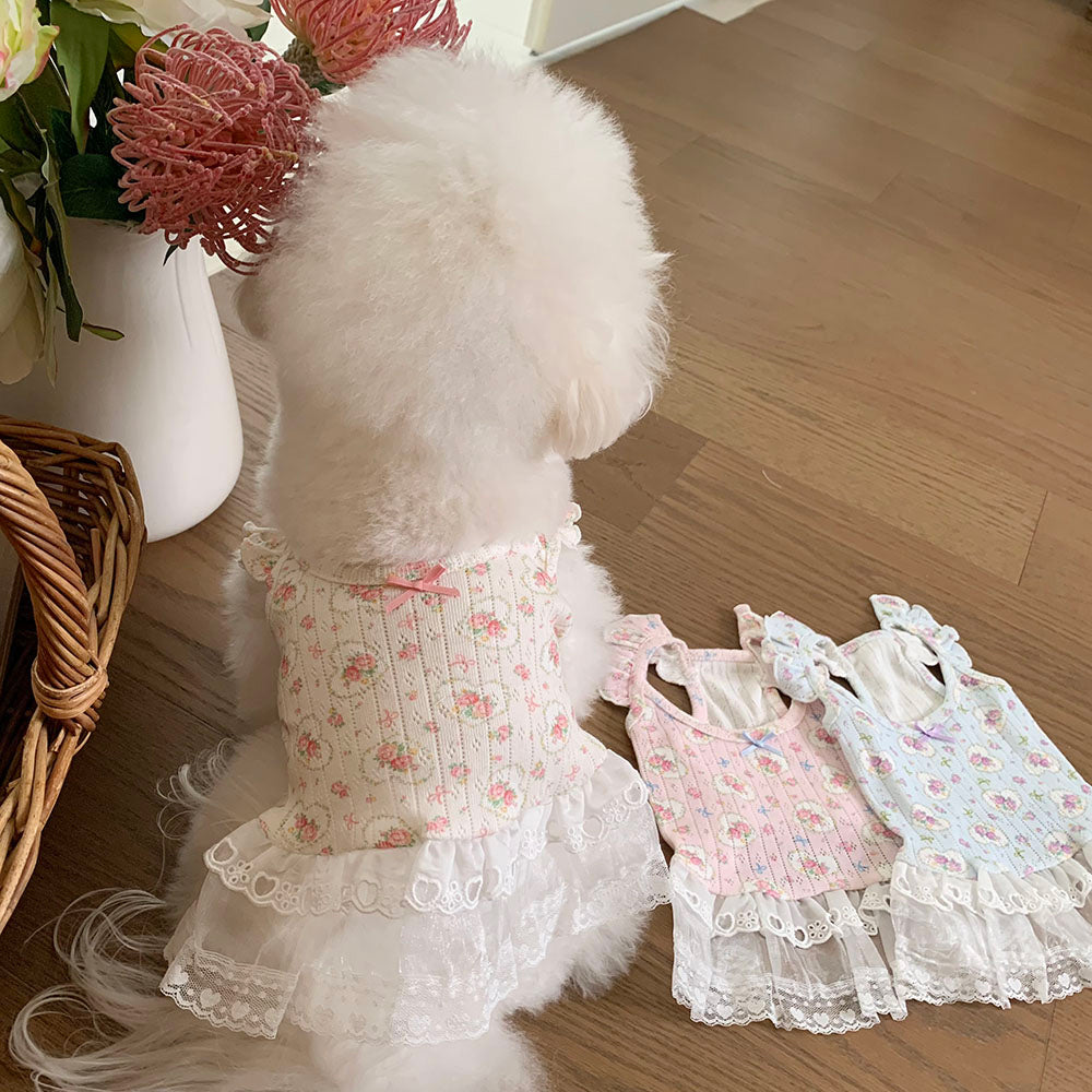 Fairy Petal Frill Dress (3 colors)