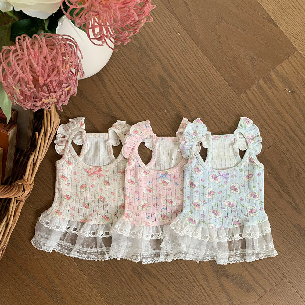 Fairy Petal Frill Dress (3 colors)