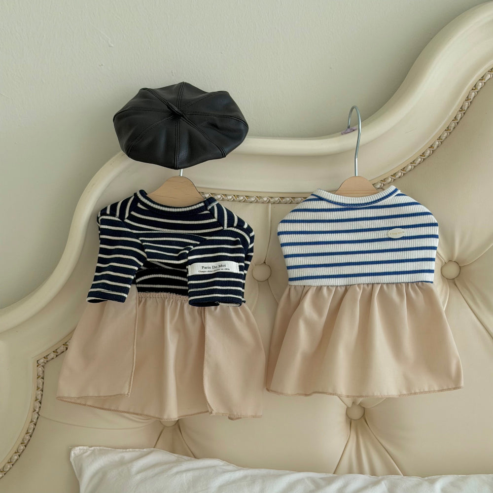 Marine French Dress (2 colors)