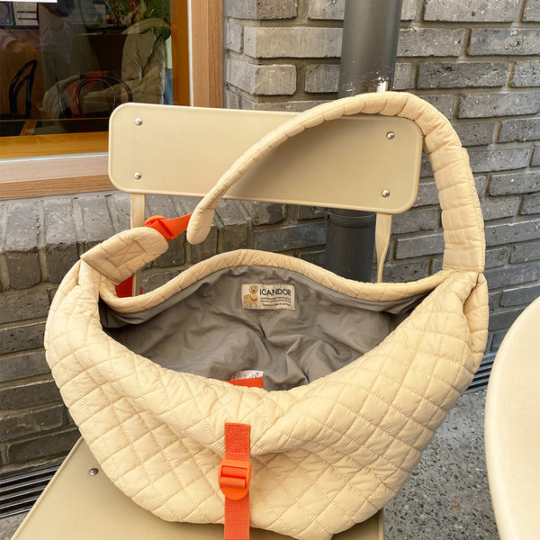 Dumpling Sling Bag (Cream Beige)