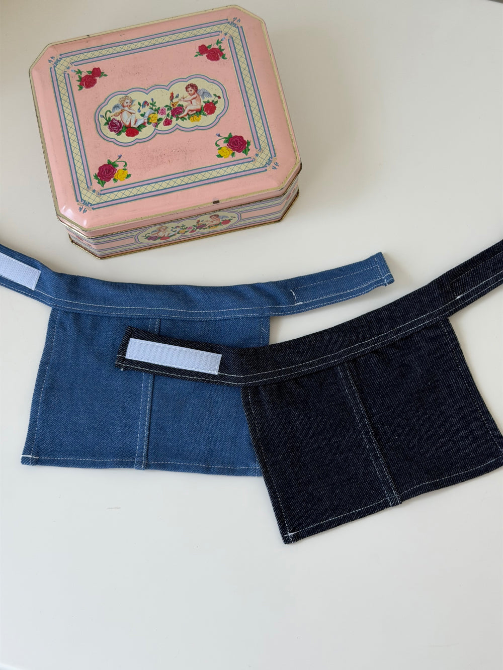 Denim Mini Skirt (2 colors)