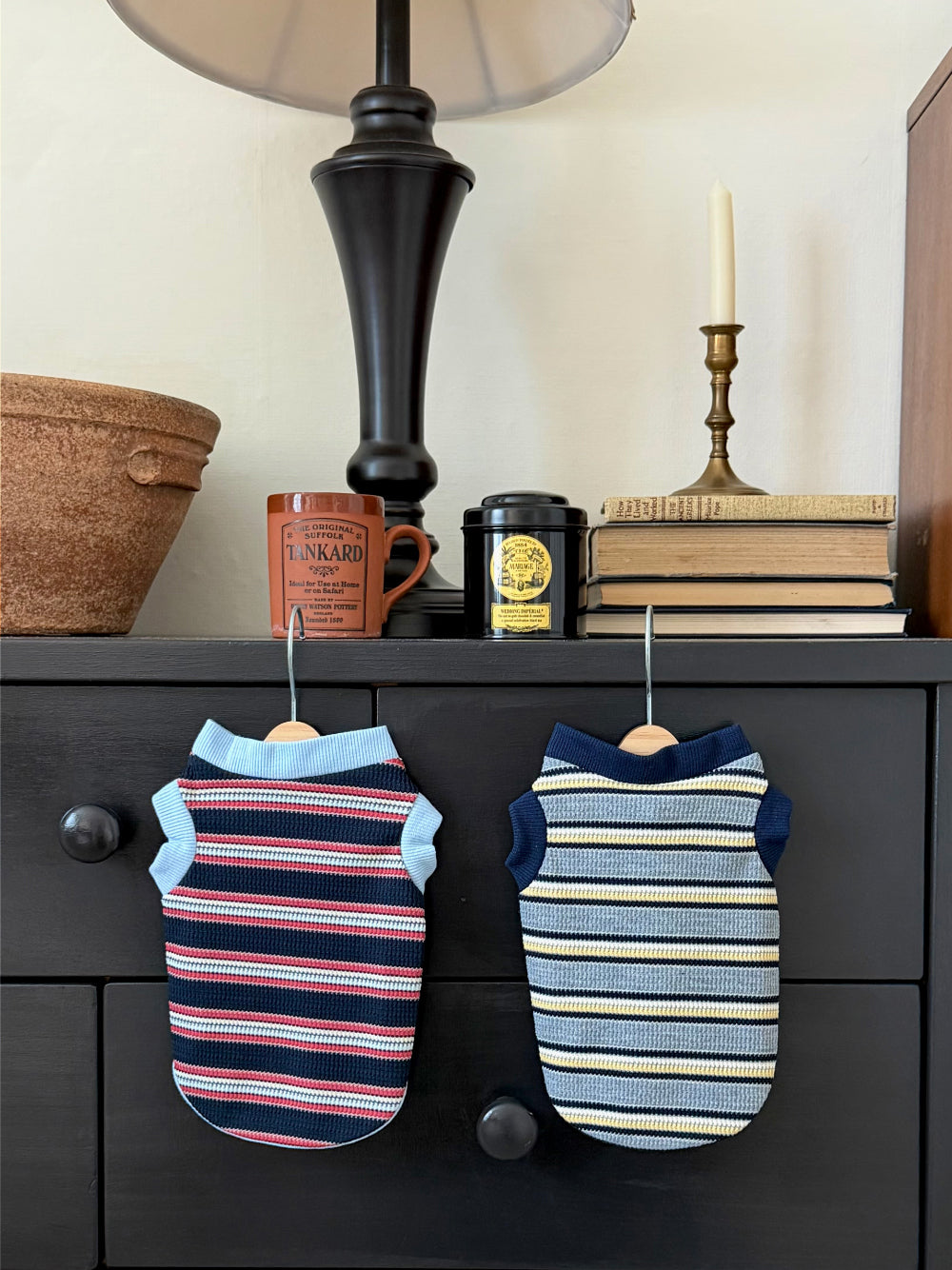 Rugby Stripe Knit Vest (2 colors)